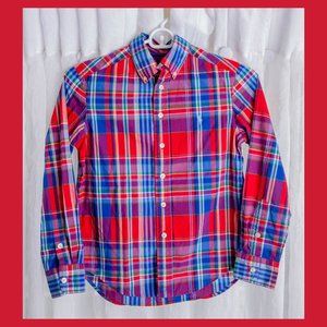 Boy's Ralph Lauren Plaid Dress Shirt